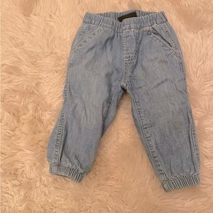 Baby gap lines denim jogger jeans